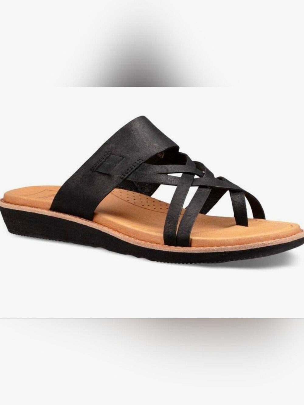 EUC Teva Encanta Slide - Women's Casual Black Size 8
